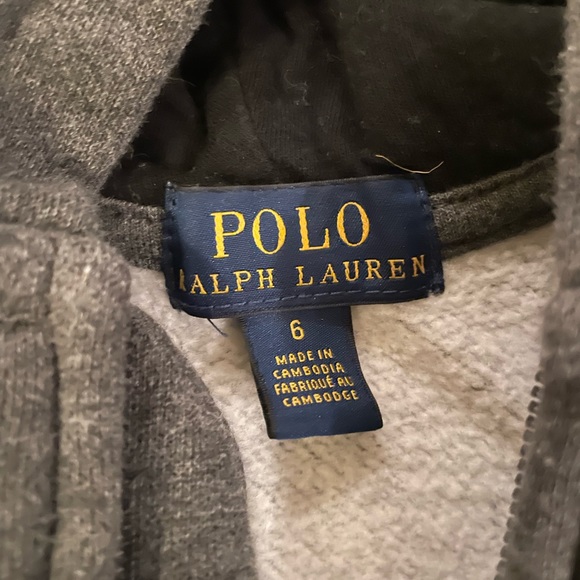 POLO Ralph Lauren Bear Zip up - Boys 6 - Picture 3 of 5